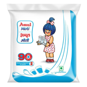 Amul moti homogenized toned milk 450 ml