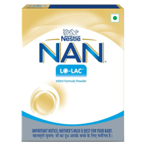 Nan lo-lac infant formula for infants from birth onwards
