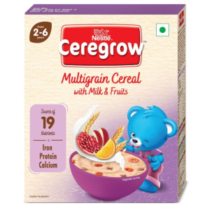 ceregrow multigrain milk & fruits cereal