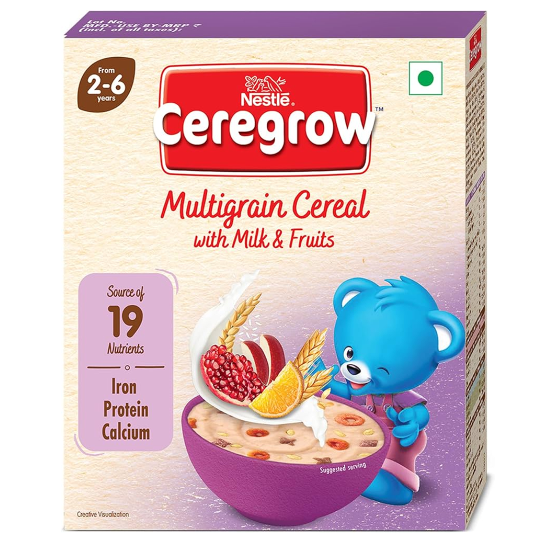 ceregrow multigrain milk & fruits cereal